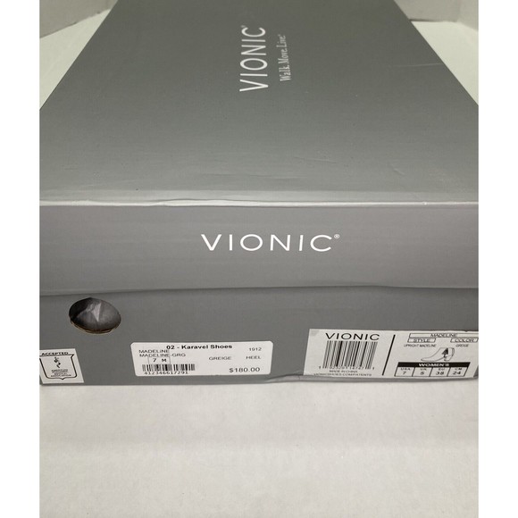 Vionic Womens Size 7 Ankle Boots Madeline Greige Grey Suede Zipper Booties WR - Picture 13 of 13